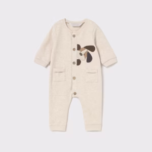 MAYORAL -2731 Śpioszki z haftowaną aplikacją dla noworodka 1-2M (60CM)